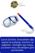 Premium Çocuk Dalış Gözlüğü Ve Şnorkel Set Vakumlu Ayarlanabilir Güvenli Su Sızdırmaz Deniz Havuz - 3