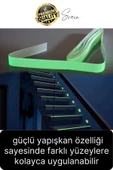 Karanlıkta Parlayan Yansıyan Fosforlu Şerit Bant 3 Metre Kendinden Yapışkanlı Reflektör Işık Veren - 3