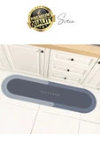 Süper Emici Uzun Büyük Boy Duş Banyo Mat Kaymaz Halı Kilim Basit Mutfak Yumuşak Kapı Küvet Ev - 4
