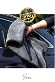 2 Adet Süper Emici Tüm Cam Yüzeylere Uygun Oto Yıkama Mikrofiber Havlu Temizleme Kurutma Bezi - 3
