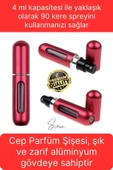 3 Adet Doldurulabilir Mini Cep Parfüm Şişesi Seyahat Yolculuk Sprey Kolonya Koku İçin Taşınabilir - 2