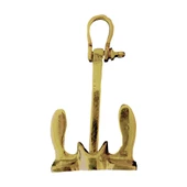 Anahtarlık Drenot Çıpa 80Mm Pirinç Döküm - 6