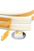 4 Metre Beyaz Pvc Doğrama Kapı Pencere Soğuk Geçirmez Sızdırmaz İzolasyon Fitil Yapışkanlı 2x2=4 mt - 6
