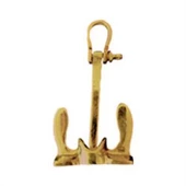 Anahtarlık Drenot Çıpa 80Mm Pirinç Döküm - 7