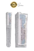 Halı Kılıfı Poşeti Çuvalı Kabı PVC Pencereli Hurcu Hunç Çizgili Model Saklama Organizeri 4 M2 - 4