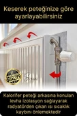 5 Adet Petek Arkası 1 Cm Isı Yalıtım Levhası Radyatör Izolasyon Kalorifer Ev Ofis Tasarruf Arkalığı - 3