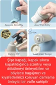 3 Adet Seyahat Şişesi Seti Krem Şampuan Saç Kremi Doldurulabilir Patlamaz Sızdırmaz Taşınabilir - 4