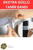 50 Adet 10 Mt Gri Lifli Tamir Takviye Onarım Bandı Su Geçirmez Sızdırmaz Kuvvetli Dayanıklı Çatlak thumbnail 4