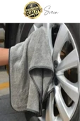 2 Adet Süper Emici Tüm Cam Yüzeylere Uygun Oto Yıkama Mikrofiber Havlu Temizleme Kurutma Bezi - 4