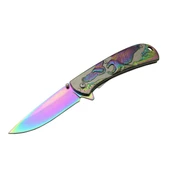 Kartal  Çift Gökkuşağı 20 cm Kamp / Outdoor Çakı 21cm - Yarı Otomatik, Kutulu - 1