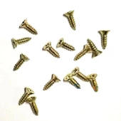 Klips, Menteşe, Ayak, Ağaç, Sunta Vidası 2,2x7,5mm - Sarı 100 Adet - 1