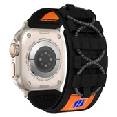Apple Watch 7 45mm  KRD-99 Hasır Kordon - 5