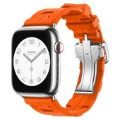 Apple Watch 42mm Spor Görünümlü  KRD-94 Silikon Kordon - 1