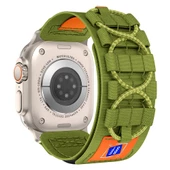 Apple Watch 7 45mm  KRD-99 Hasır Kordon - 3