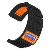 Xiaomi Amazfit Pace  KRD-112 22mm Orbital Örgülü Halat Tasarımlı Naylon Kumaş Hasır Kordon - 6