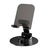 MS-14 Taşınabilir Katlanabilir 360 Dönebilen Karbon Çelik Tasarımlı Telefon ve Tablet Standı - 1