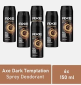 Axe Dark Temptation 150 ml 6 Adet Erkek Deodorant - 1