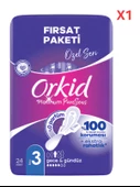 Orkid Platinum Gece & Gündüz Boy 3 Hijyenik Ped 24'lü - 1