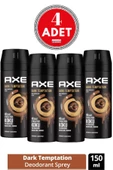 Axe Dark Temptation 150 ml 4 Adet Erkek Deodorant - 1