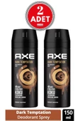 Axe Dark Temptation 2 Adet 150 ml Erkek Deodorant - 1