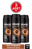 Axe Dark Temptation 150 ml 3 Adet Erkek Deodorant - 1