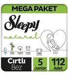 Sleepy Natural 5 Numara Junior 112'li Bebek Bezi - 1