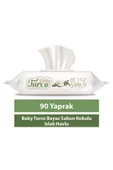 Baby Turco Islak Mendil Beyaz Sabunlu 12 X 90 Adet - 1