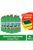 Domestos Çamaşır Suyu Dağ Esintisi 750 ml X 6 Sünger 1 Adet thumbnail 1