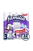 Familia Plus 3 Katlı Tuvalet Kağıdı Sihirli Çiçekler 32'li 1 Paket (1 x 32 Adet), 2.7 kg thumbnail 1