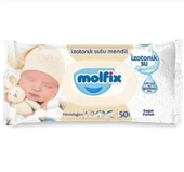Molfix İzotonik Sulu Yenidoğan 50 Yaprak 12'li Paket Islak Mendil - 4