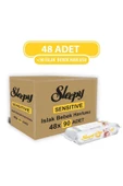 Sleepy Sensitive 90 Yaprak 48'li Paket Islak Mendil - 1