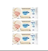 Molfix İzotonik Sulu Yenidoğan 50 Yaprak 3'lü Paket Islak Mendil - 1