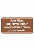 Pure Baby Meyveli Karma 50 Yaprak 12'li Paket Islak Havlu - 5