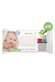 Baby Turco Softcare Aloe Vera 90 Yaprak 12'li Paket Islak Bebek Havlusu - 3