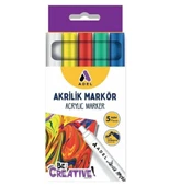 Adel Akrilik Markör Kalem Seti 5Li - 1
