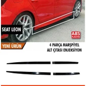 Seat Leon Mk3 Marşpiyel Çıtası Sağ Sol 4 Parça ABS 2012-2020 Arası - 1