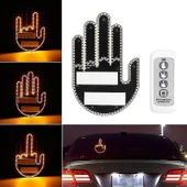 Gesture Uzaktan Kumandalı El Orta Parmak Led Araba Içi Led 3 Farklı Mod - 3