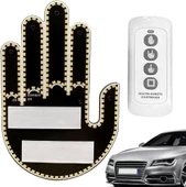 Gesture Uzaktan Kumandalı El Orta Parmak Led Araba Içi Led 3 Farklı Mod - 1