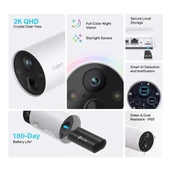 TP-LINK Tapo C420S1 Akıllı Kablosuz Güvenlik Kamerası Sistemi, 1 Kameralı Sistem - 2