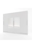 yılwood Sürgülü Gardırop Dört Kapaklı 280/210 Cm (PARLAK BEYAZ) - 4