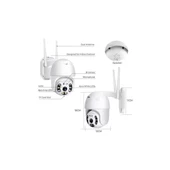 APRONX 3MP 2K 2,8" 2.8MM APX-WP70 4G 8 Led Wifi Ptz - 1