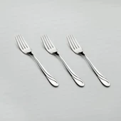 Nehir safir yemek çatal - 12 li paslanmaz çelik yemek çatalı thumbnail 1