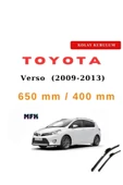 Mfk Toyota Verso (2009-2013) Araca Özel Silecek Ön İki - 1