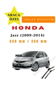 Mfk Honda Jazz (2009-2014) Araca Özel Sİlecek Ön iki - 1