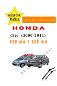Mfk Honda City (2006-2011) Araca Özel Silecek - 1