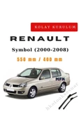 Mfk Renault Symbol (2000-2008) Araca Özel Silecek - 1