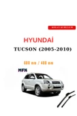 Mfk Hyundai Tucson (2005-2010) Araca Özel Silecek - 1