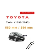 Mfk Toyota Yaris (1999-2005) Araca Özel Silecek Ön İki - 1