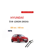 Mfk Hyundai İ10 (2020-2024) Araca Özel Silecek Ön iki - 1