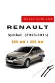 Mfk Renault Symbol  (2013-2015) Araca Özel Silecek - 1